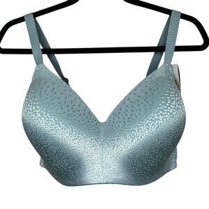 Wacoal Womens Back Appeal Wire Free Bra 36G Stone Blue 856303